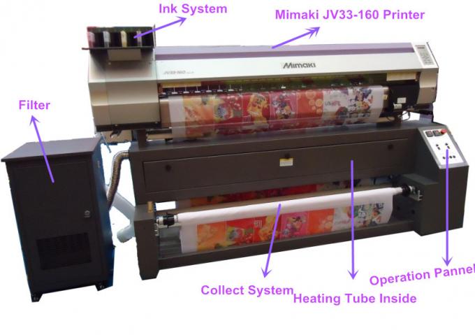 1440dpi Resolution Mimaki Sublimation Printer With Epson Print Head For Fabric 0