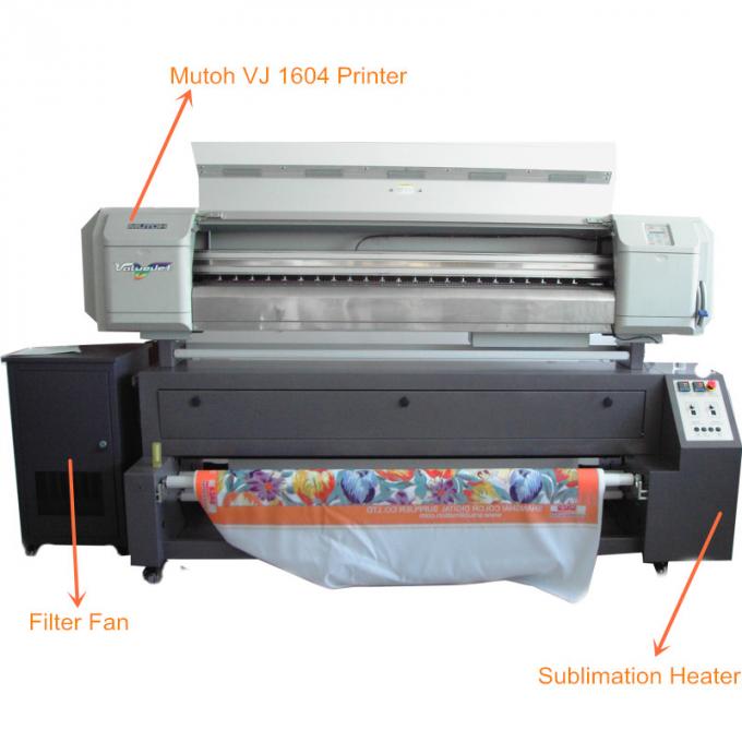 1440 DPI Mutoh Large Format Printer With Directly Fabric Printing System 0