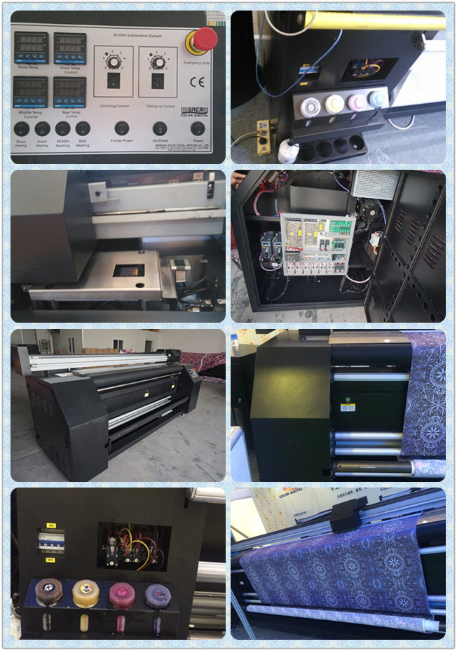 Computer Control Digital Fabric Printing Machine Flags Printing Printers Continous Ink Supply 1