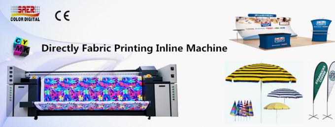 Large Format Pop Up Mirror Flag Printing Machine Digital Fabric Printers 0