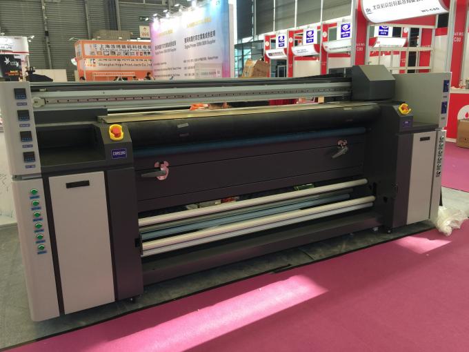 High DPI Inkjet Textile Printing Machine With 4 Pieces Heads 0