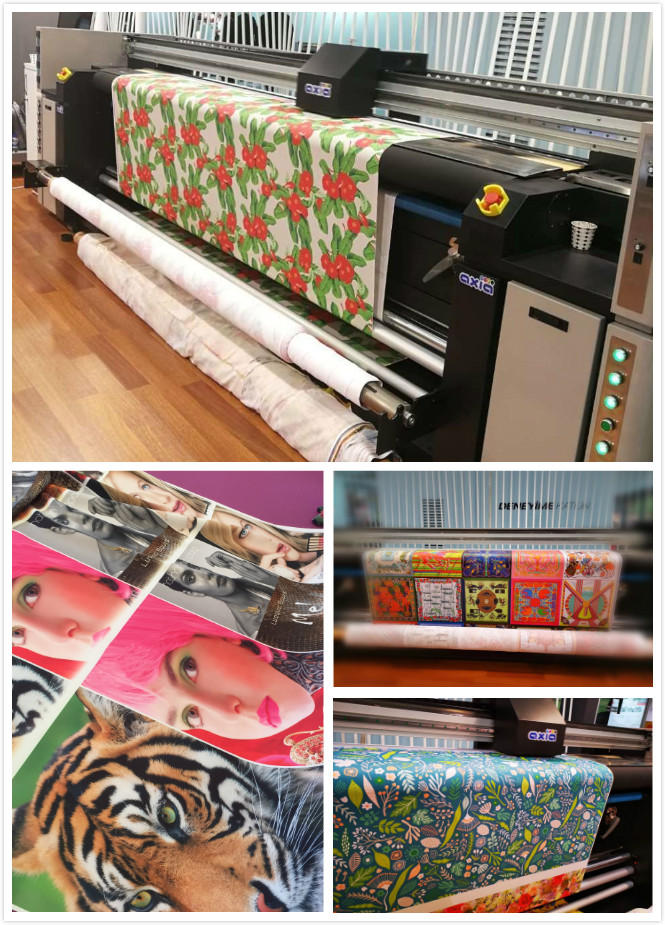 Computer Control Digital Fabric Printing Machine Flags Printing Printers Continous Ink Supply 0