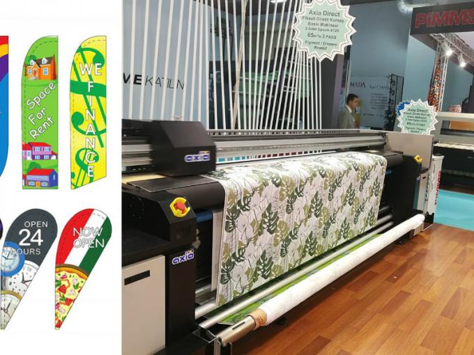 Large Format Teardrop Flag Printing System / Textile Printing Machine 0