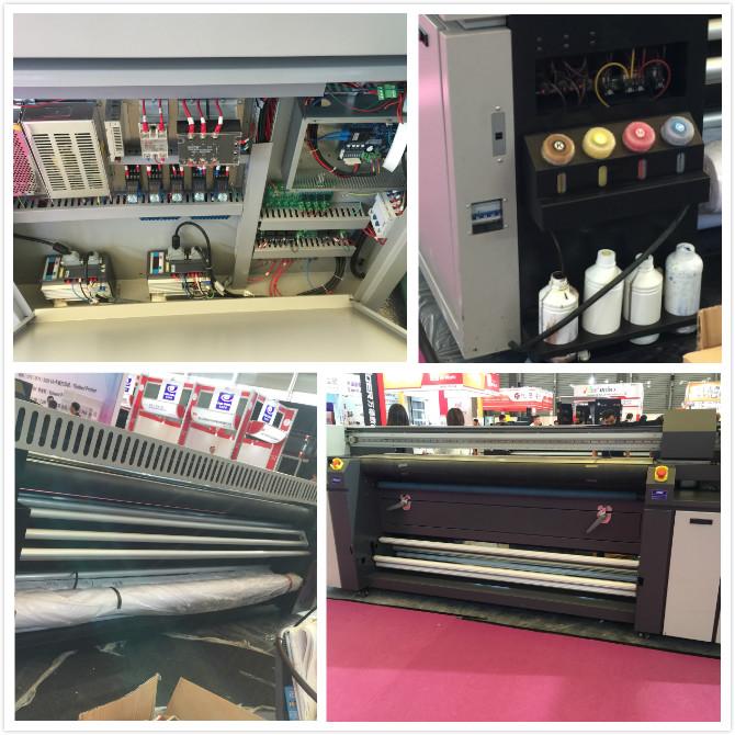 Curtain Fabric / Wallpaper Fabric Printing Machine 1800DPI Resolution 1