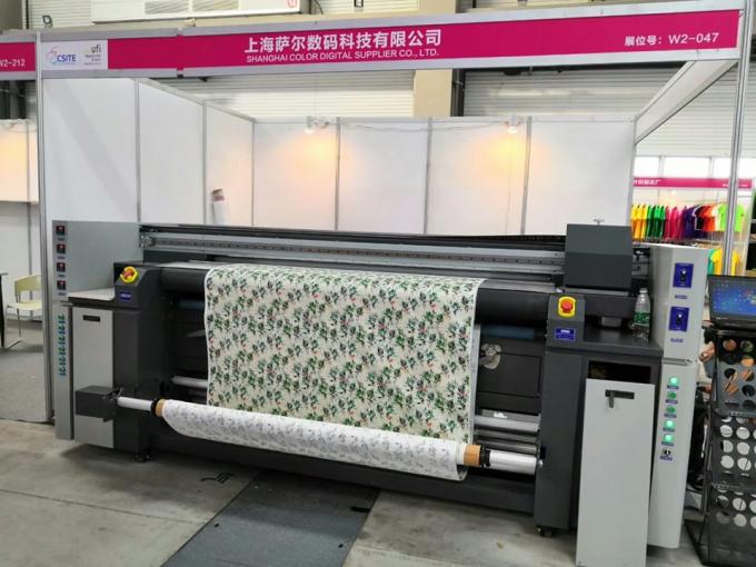 Sublimation Flag Digital Textile Printing Machine 1800dpi 1