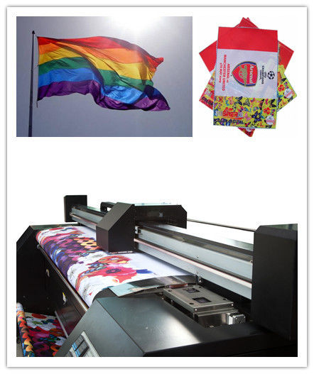 3.2m Width No Pinch Roller Fabric Inkjet Printer For Dye Sublimation Silk Cotton Polyester 3